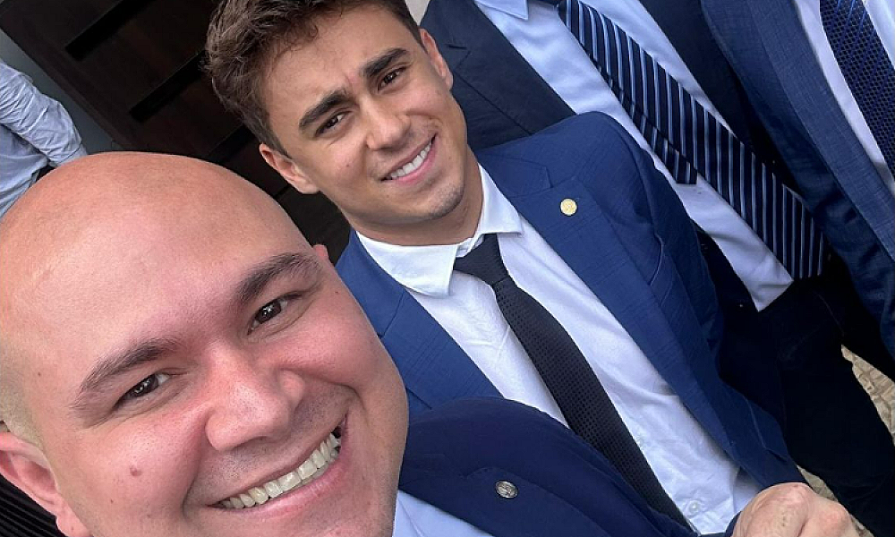 Deputado Nikolas Ferreira confirma presença em Cuiabá para apoiar candidatura de Abilio Brunini