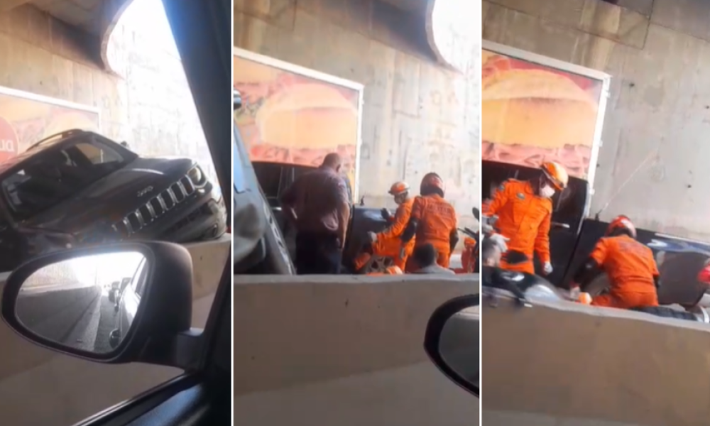 Colisão múltipla na Miguel Sutil deixa três pessoas feridas em Cuiabá