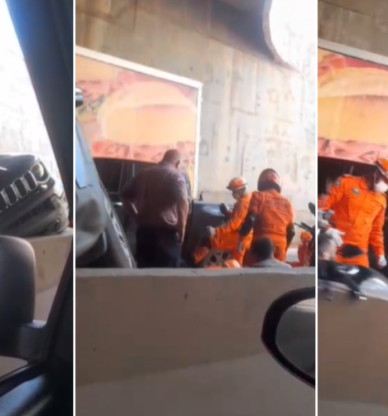 Colisão múltipla na Miguel Sutil deixa três pessoas feridas em Cuiabá