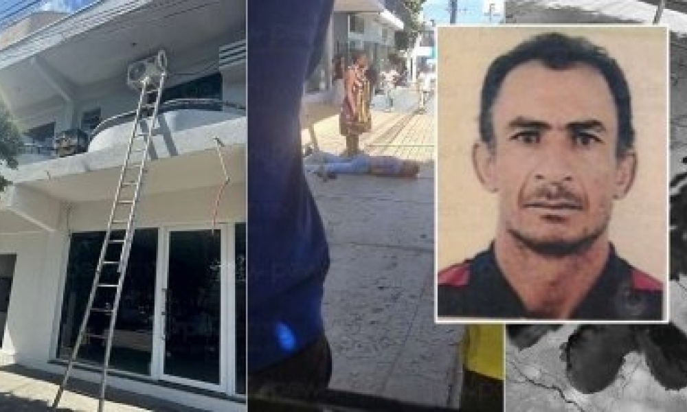 Pintor morre após levar choque e sofrer queda de 5 metros em MT