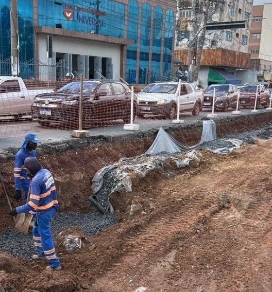 Obras na Prainha avançam e trecho atual deve ser concluído na próxima semana