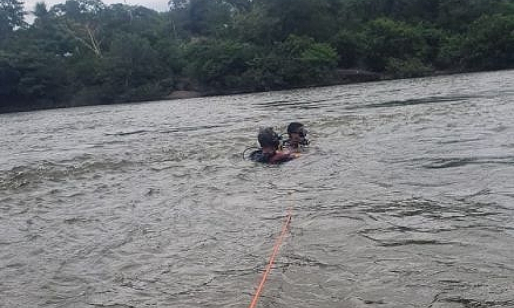 Jovem que tomava banho com amigos desaparece em rio de MT