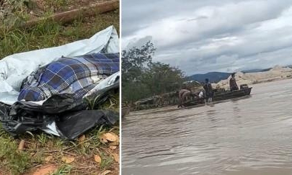 Barco afunda em área de garimpo ilegal e homem morre no Rio Guaporé