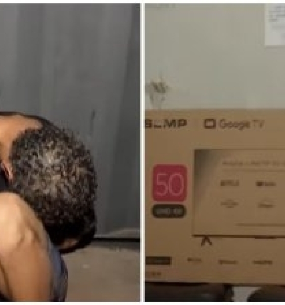 Homem é preso após tentar furtar TV de 50 polegadas no Centro de Cuiabá