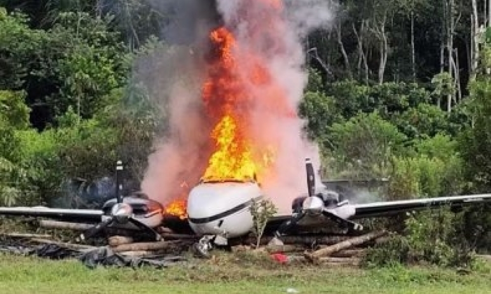 Aeronaves com drogas que teriam saído de MT são destruídas em operação na fronteira com o Peru
