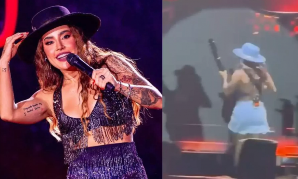 Cantora Lauana Prado abandona palco após tiroteio em show no rodeio de Marília