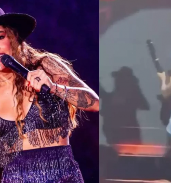 Cantora Lauana Prado abandona palco após tiroteio em show no rodeio de Marília