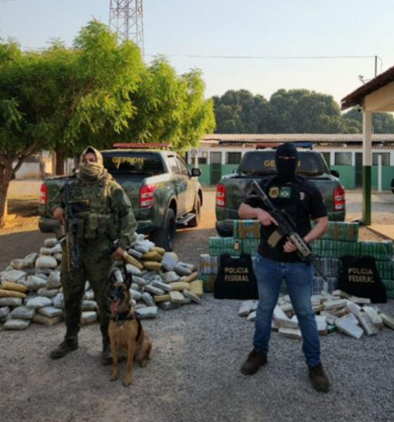 Caminhoneiro é preso transportando 707 tabletes de drogas em Cáceres