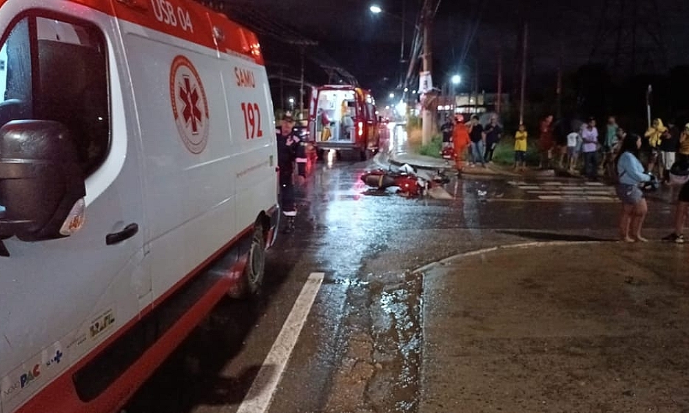 Pedestre fica gravemente ferido após atropelamento em frente ao Aeroporto Marechal Rondon