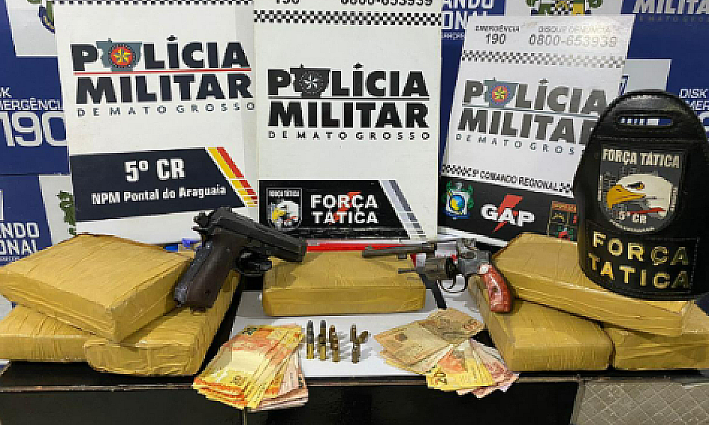 Dois homens morrem em confronto com a polícia na região rural de Barra do Garças