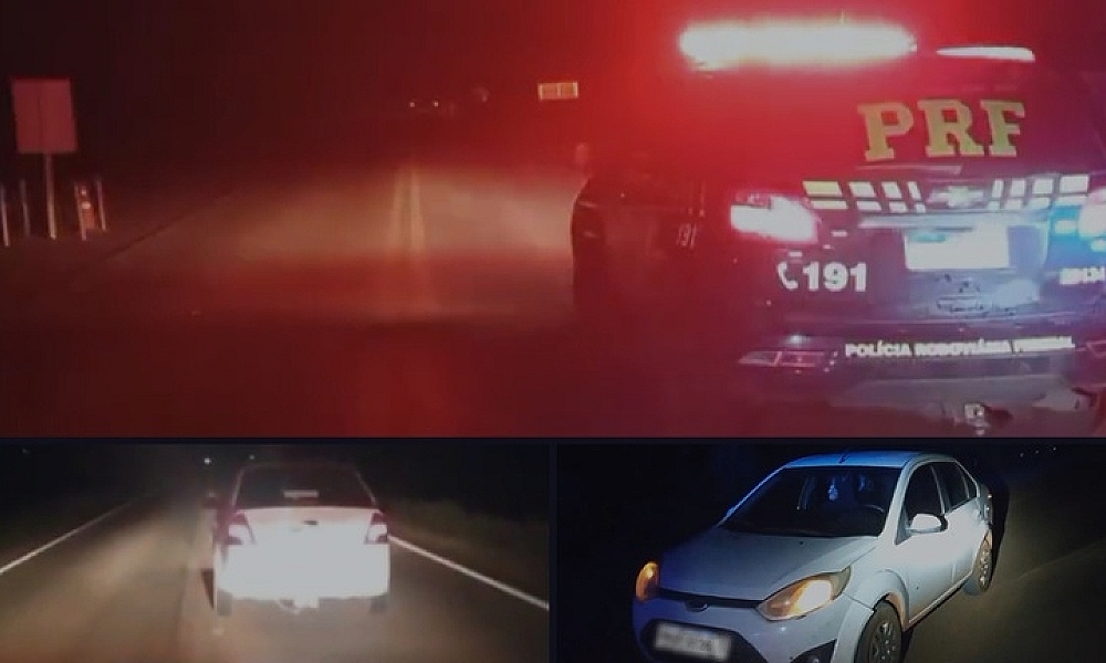 Motorista é detido por suspeita de embriaguez após dirigir em zigue-zague na BR-070