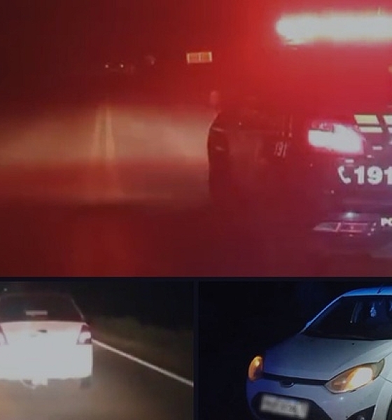 Motorista é detido por suspeita de embriaguez após dirigir em zigue-zague na BR-070