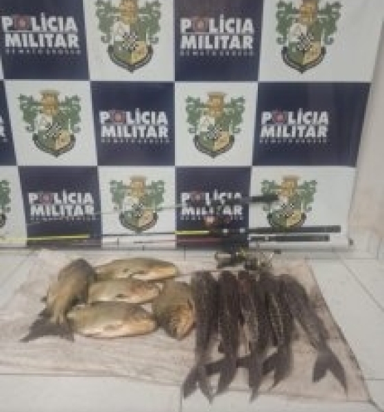 Dupla é presa após invadir fazenda para furtar peixes em Jaciara