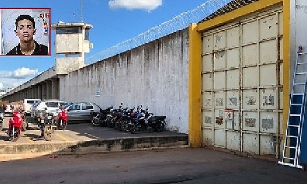 Homem com extensa ficha criminal foge da Penitenciária Central em Cuiabá