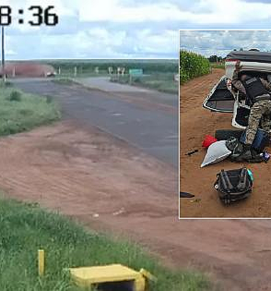 Perseguição após agressão a oficial de Justiça acaba em capotamento no norte de MT