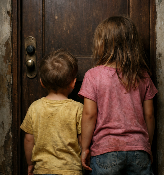 Avó e namorado são detidos após netos serem encontrados trancados em quarto sem comida