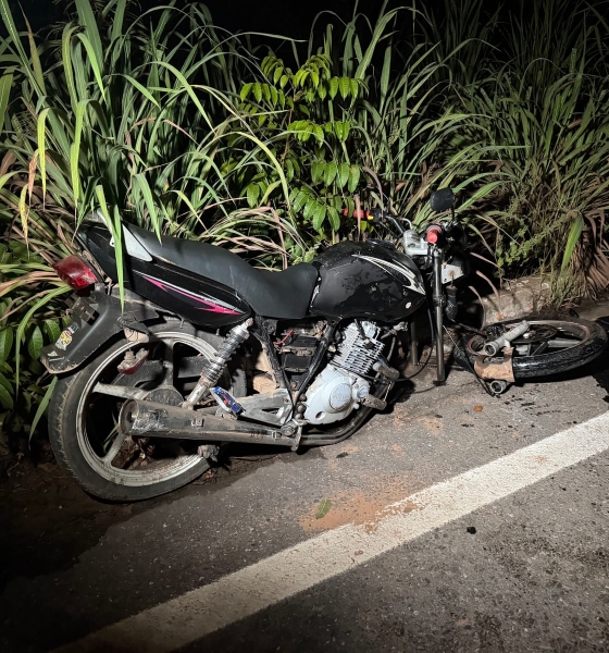 Motociclista morre após colisão com carro na Estrada da Ponte de Ferro, em Cuiabá