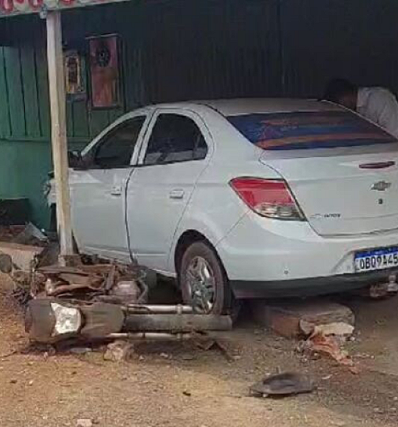 Motorista atropela e mata motociclista em acidente em Tangará da Serra