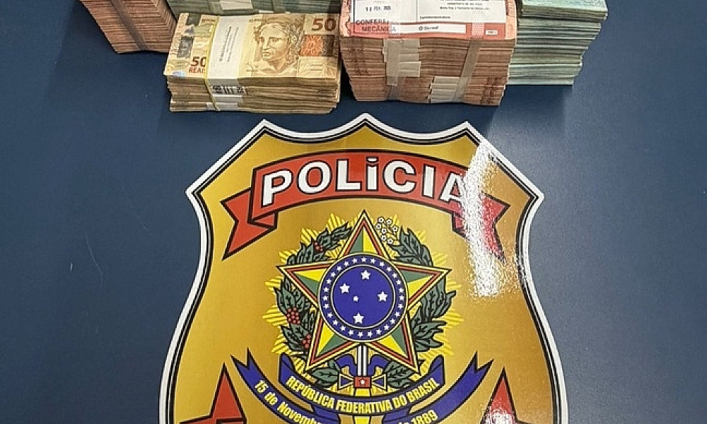 PF apreende R$ 500 mil em espécie durante abordagem por suspeita de lavagem de dinheiro