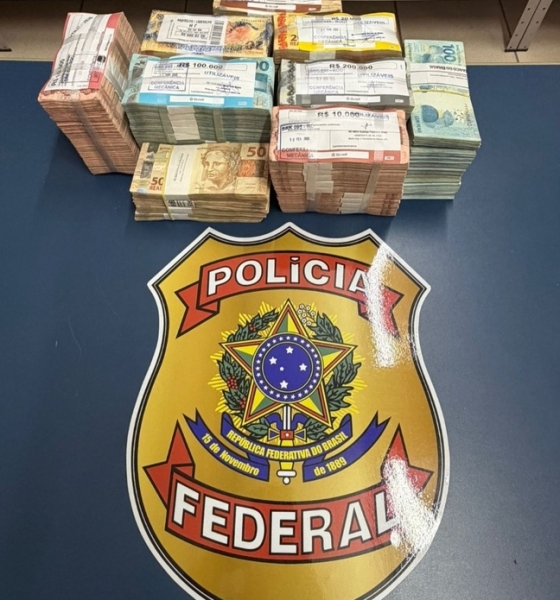 PF apreende R$ 500 mil em espécie durante abordagem por suspeita de lavagem de dinheiro