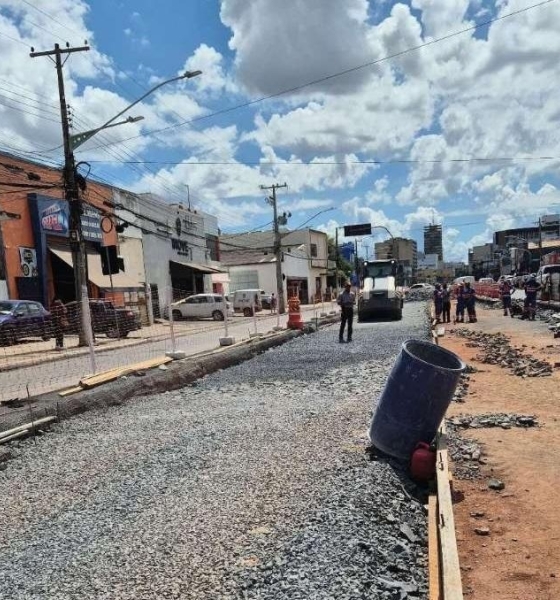 Obras do BRT continuam com cinco frentes de serviço em andamento