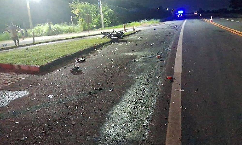 Motociclista de 22 anos morre após colisão frontal com caminhonete na MT-010 em Cuiabá