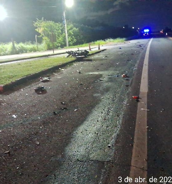 Motociclista de 22 anos morre após colisão frontal com caminhonete na MT-010 em Cuiabá