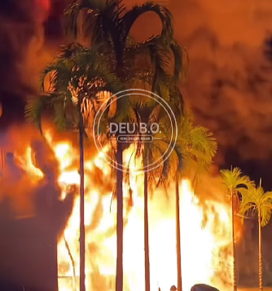 Incêndio de grandes proporções destrói bar e restaurante Ditado Popular em Sinop (Vídeo)