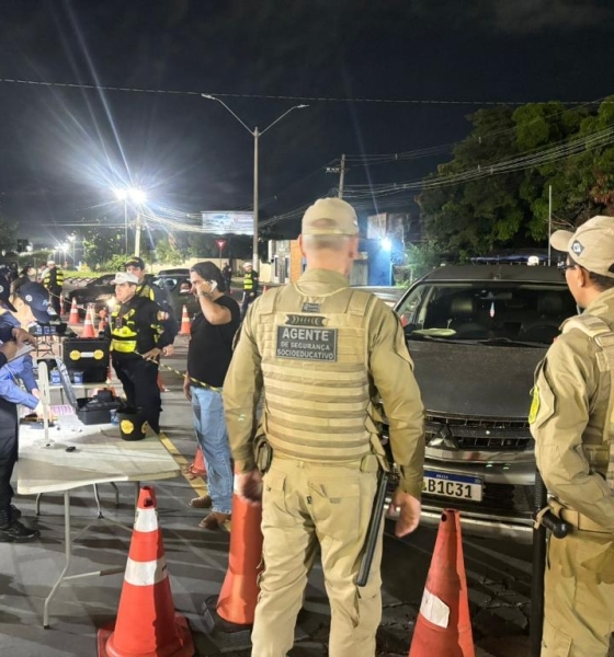 Operação Lei Seca prende 12 condutores e remove 45 veículos em Cuiabá