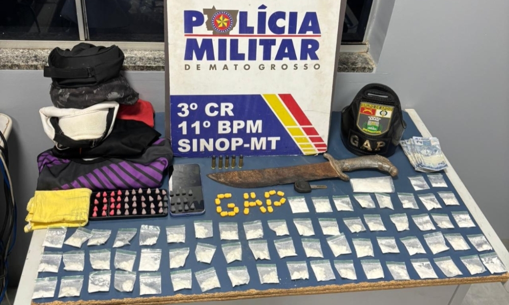 Polícia Militar apreende dupla por sequestro mediante tortura e 431 porções de drogas