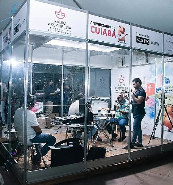 Max Russi leva Casa de Vidro da ALMT ao Parque das Águas e aproxima Legislativo da população