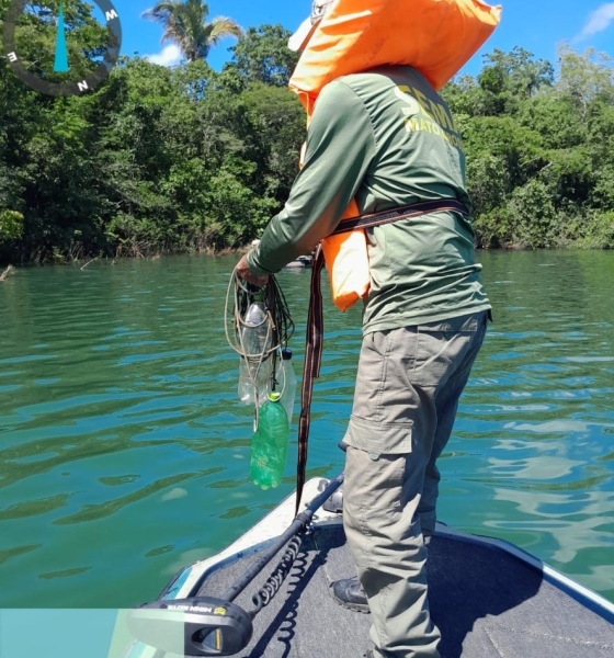 Sema apreende equipamentos proibidos e devolve 56 peixes ao Lago do Manso