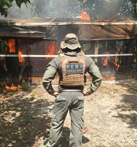 Operação resulta em prisões por crime ambiental e demolições de construções irregulares em Área de Preservação Permanente