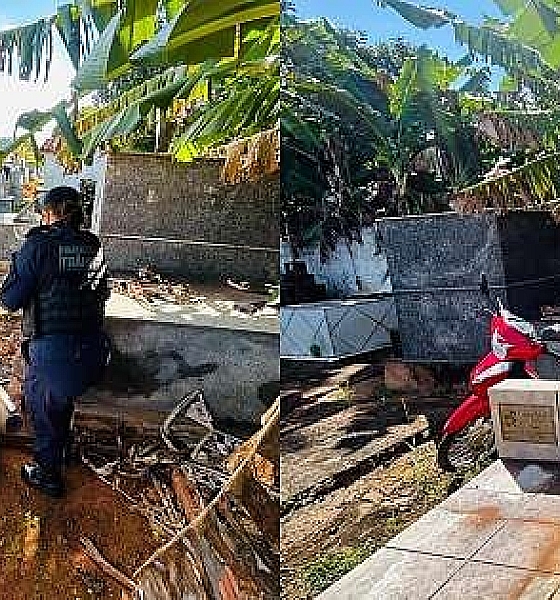 Moto furtada é abandonada e incendiada em cemitério no interior de MT