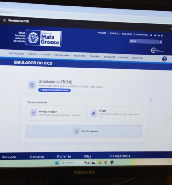 Sefaz disponibiliza simulador gratuito para cálculo do Imposto de Transmissão de Doação e Causa Mortis