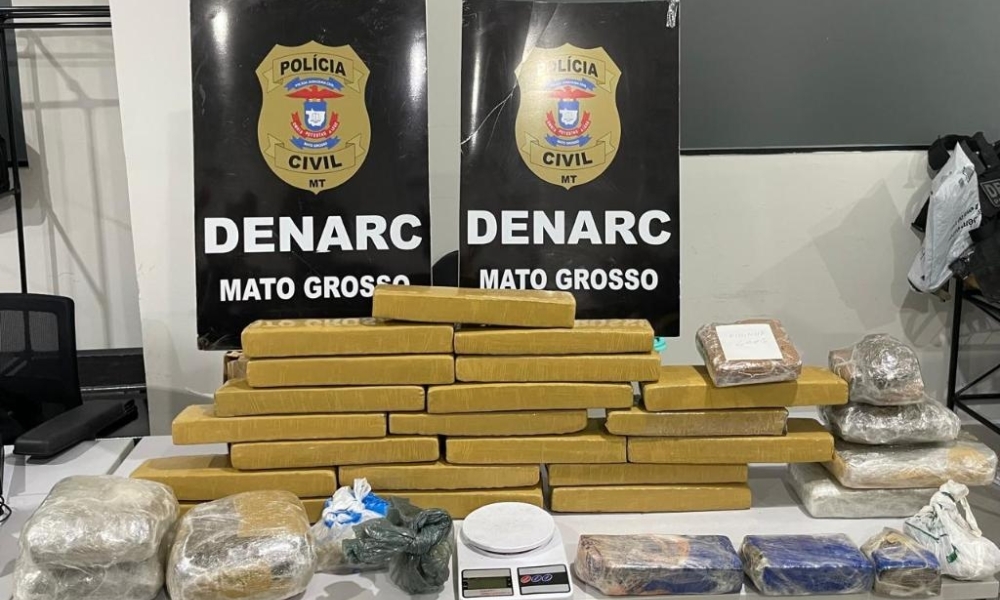 Polícia Civil localiza depósito de entorpecentes em área de mata em Várzea Grande