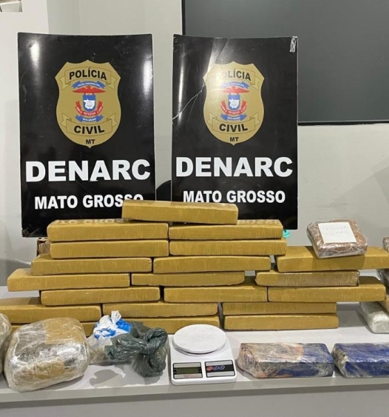 Polícia Civil localiza depósito de entorpecentes em área de mata em Várzea Grande