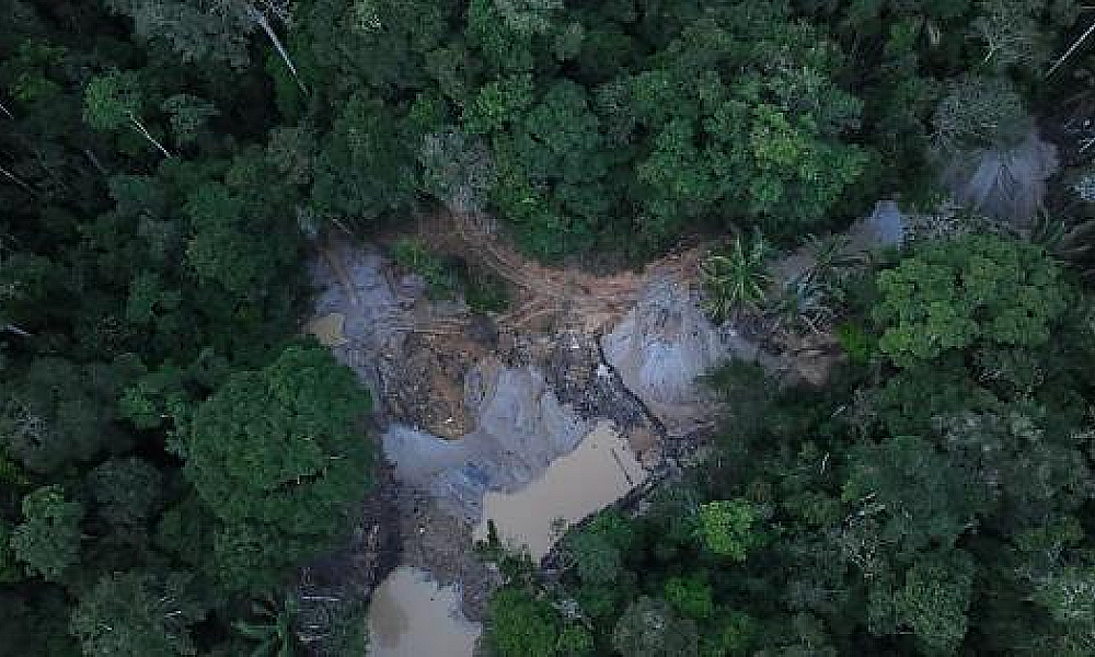 Garimpo ilegal e desmatamento são descobertos pela Sema em área protegida de Colniza