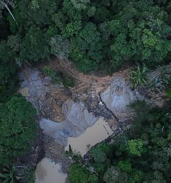 Garimpo ilegal e desmatamento são descobertos pela Sema em área protegida de Colniza