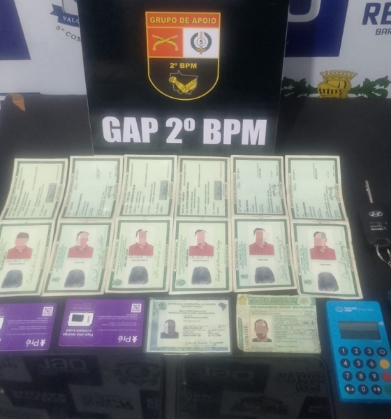 Homem � preso pela PM com documentos falsos em abordagem na MT-100