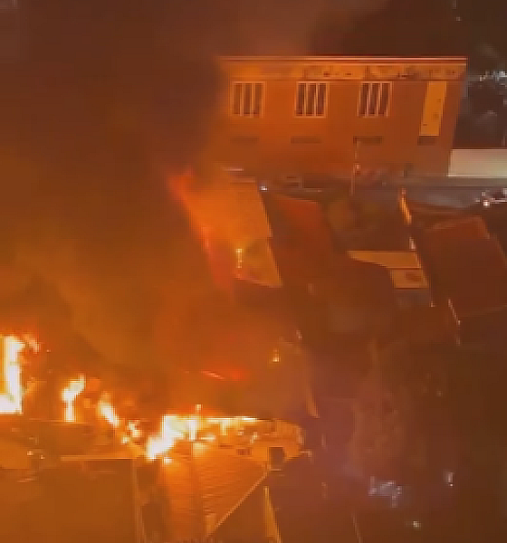 Incêndio atinge casa noturna Geronimo West Music e mobiliza bombeiros em Cuiabá