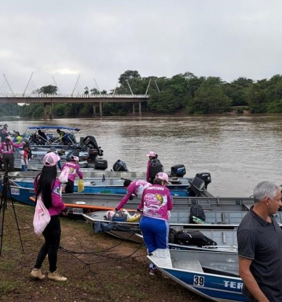 Competição feminina marca nova etapa do Festival de Pesca de Barra do Bugres