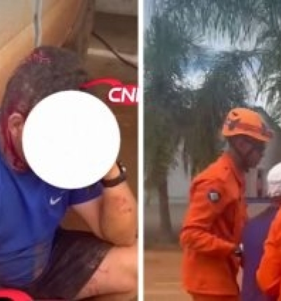 Funcionário é ferido com barra de ferro durante discussão com patrão em MT (Vídeo)