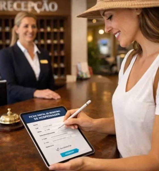 Nova Ficha Nacional de Registro de Hóspedes digital transforma check-in em milhares de hotéis e pousadas no Brasil; veja como funciona