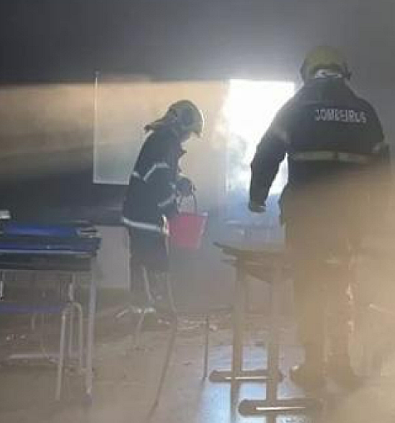 Calor excessivo provoca incêndio em ar-condicionado de escola em Cuiabá 