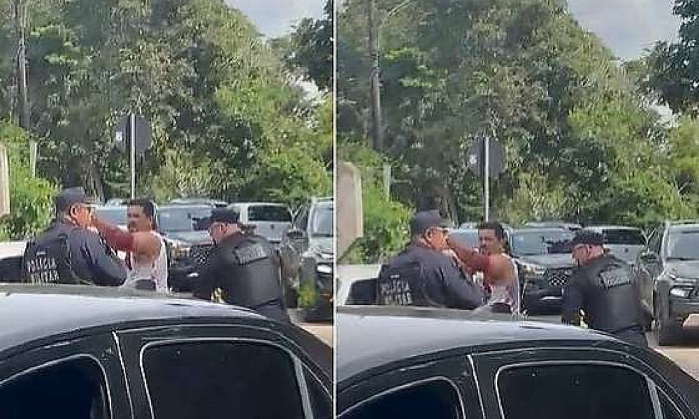 Homem é esfaqueado após briga com ex-companheira em Cuiabá (Vídeo)