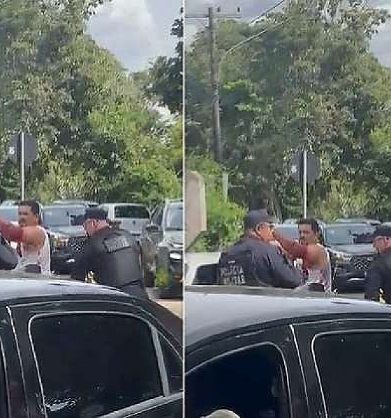 Homem é esfaqueado após briga com ex-companheira em Cuiabá (Vídeo)