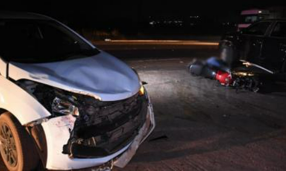 Motociclista morre em acidente envolvendo HB20 e Amarok