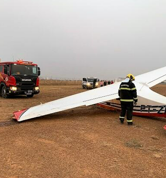Piloto sobrevive à queda de aeronave em Primavera do Leste sem ferimentos