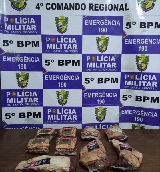 Funcionária de supermercado é presa em flagrante por furto de carne em Rondonópolis